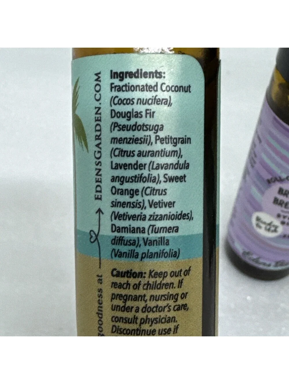 Lot Of 6 Edens Garden Roll On Essential Oils Pollen Buster Germ Ease Sleepy Time